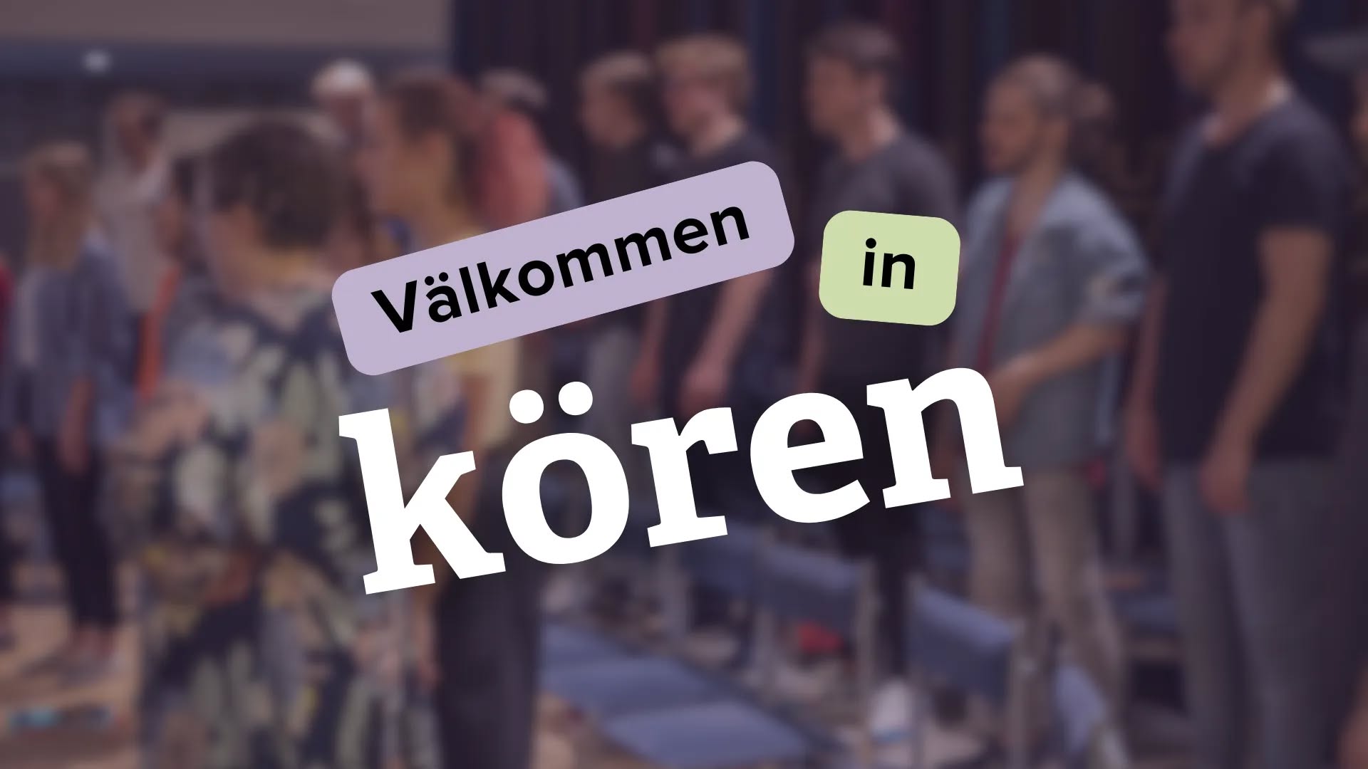 Drop-in-kör för dig som bara vill dyka upp och sjunga