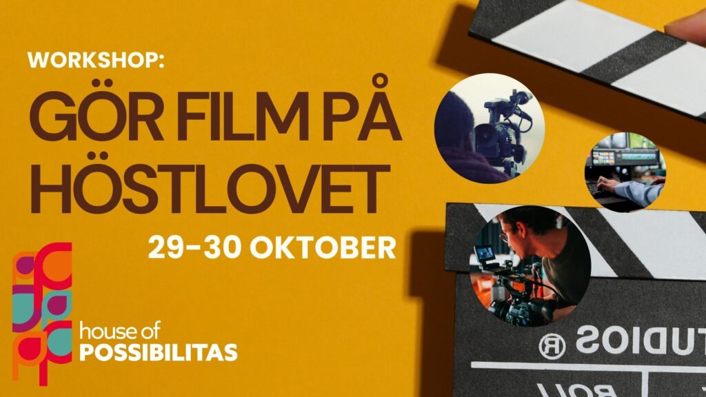 Workshop: Gör film på höstlovet 29-30 oktober