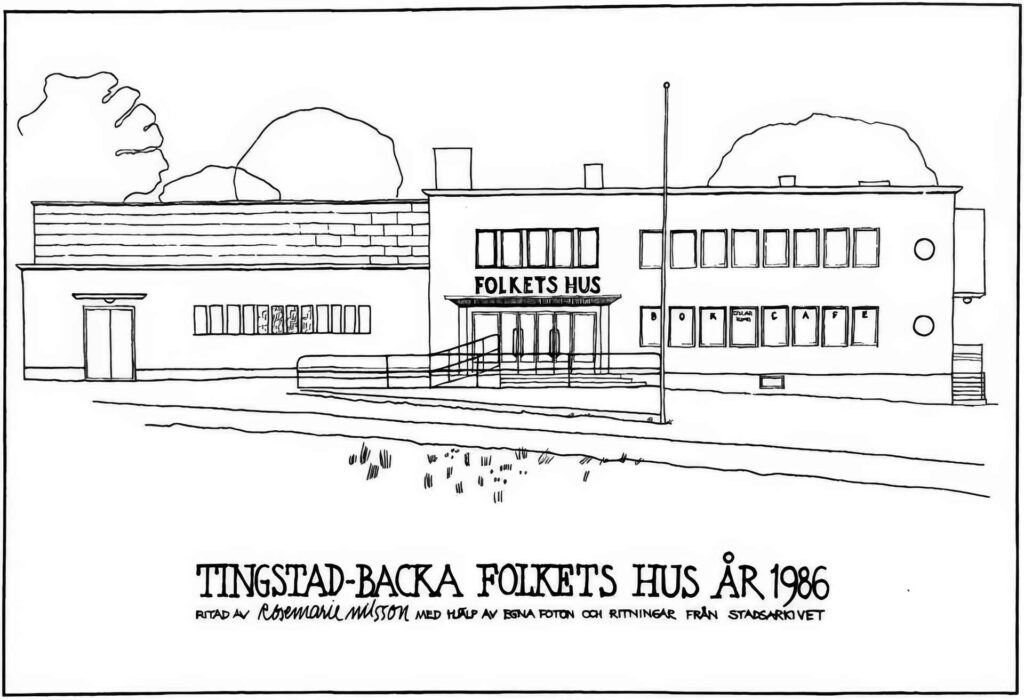 Tingstad Backa Folkets Hus 1986