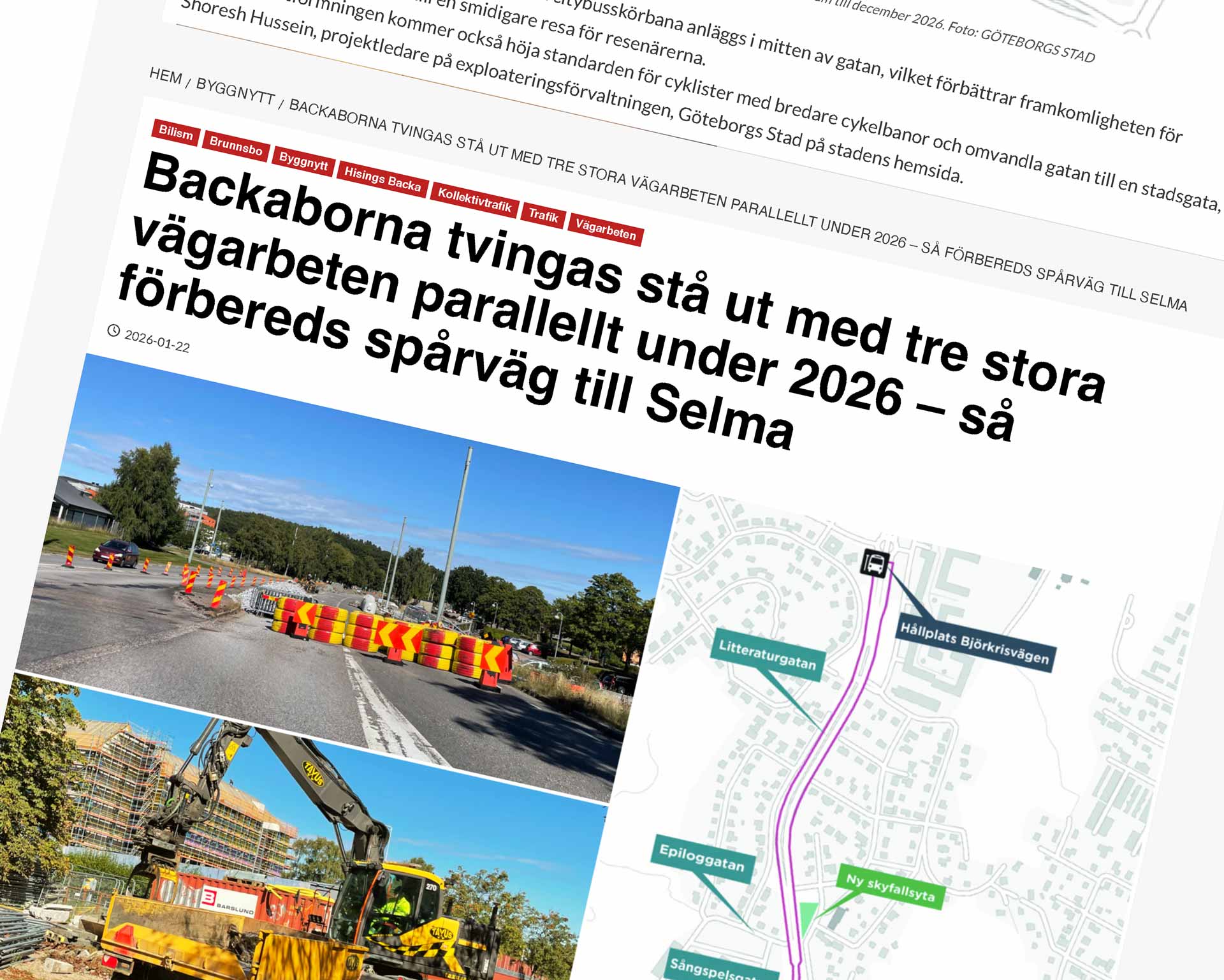 Hitta hit trots vägkaos