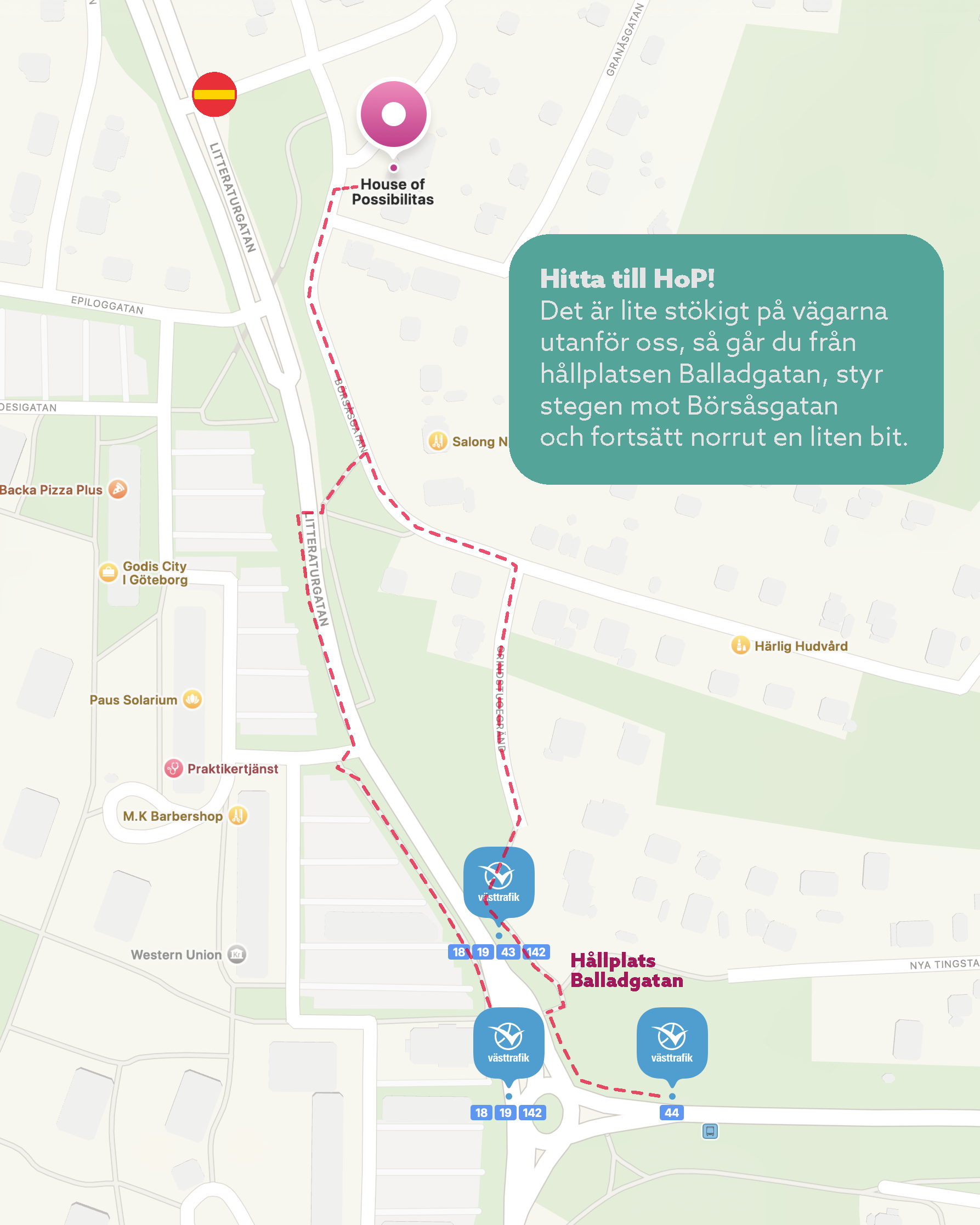 Hitta till House of Possibiltas