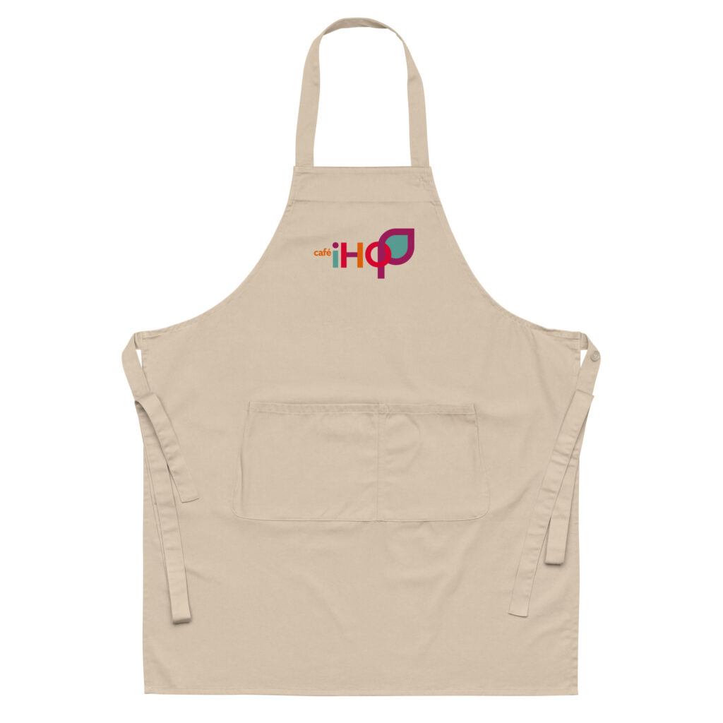 café iHoP-förkläde i organisk bomull